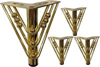 Moderne Metall-Goldmöbelbeine Metall-Sofabeine Möbel-Ersatzbein Goldene Sofafüße (Goldkugel)