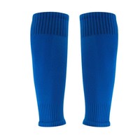 Vente en gros de chaussettes de football pour hommes Chaussettes de sport à manches pour les jambes Chaussettes de football sans pied à compression élastique pour mollet
