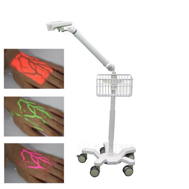 SY-G090S Infrared Vein Detection Device with Adjustable Stand Trolley - Portable Vascular Viewer System