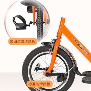 Tricycle électrique avec fonction pédale, léger (20 kg), pour personnes âgées et handicapées, orange, noir, rouge - Product Image 2