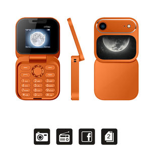 <span class=keywords><strong>Teléfono</strong></span> Móvil Plegable I17 Air <span class=keywords><strong>Orange</strong></span> - Multi-idioma GSM Doble SIM MP3 Radio FM Nuevo - Product Image 1