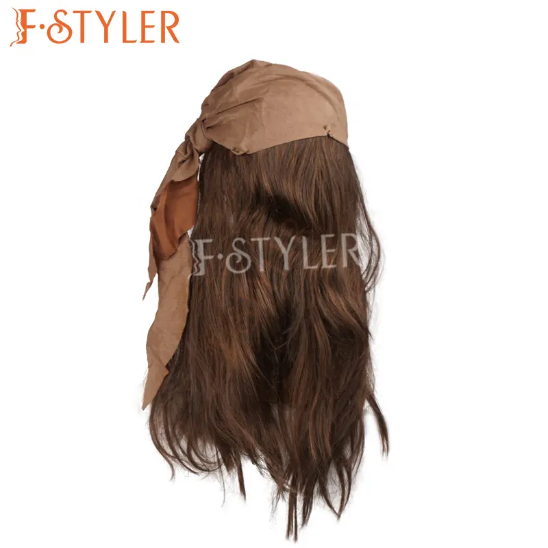FSTYLER Wig Cosplay sintetis penjualan laris Wig kostum mode kustom pabrik penjualan grosir tahan panas