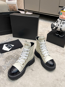 Botines Casuales Vintage para Mujer, con Tacón Grueso de Cuero Vacuno, con Cordones, Térmicos, Impermeables y Transpirables - Product Image 3