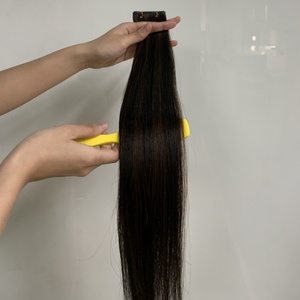 HL210 LUFA Offre Spéciale Chinois Génie Trame Vierge Chinois Remy Extensions de Cheveux Couleur Naturelle - Product Image 1