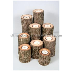 Wood Candle Holder <b>Cheap</b> Price Brown Stemmed Candle Stand and Selling Wood <b>Product</b> Very with Sale <b>Product</b> - Product Image 2