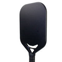 Raquette de pickleball en fibre de carbone T700 thermoformée monobloc sans bord avec poignée rembourrée