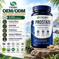 Capsules de soutien de la prostate pour hommes – Complément de santé prostatique à base de Palmier nain, Ortie, Sélénium et Vitamine E