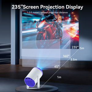 TURN1 Proyector Android 14 Peoyectoe 1080P Video Home Mini Hy300 Portable TURN1 Android Smart 4k Projector for Sales - Product Image 5