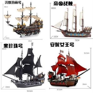Bloques <span class=keywords><strong>de</strong></span> construcción Black Pearl, modelo <span class=keywords><strong>de</strong></span> barco pirata del Caribe, compatible con juguetes <span class=keywords><strong>de</strong></span> construcción <span class=keywords><strong>LEGO</strong></span>, regalo <span class=keywords><strong>de</strong></span> cumpleaños para niños - Product Image 5