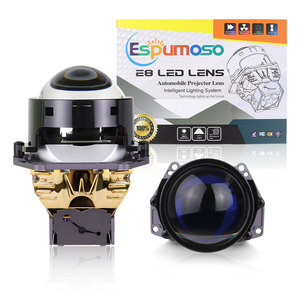 Lentille de projecteur Bi LED Espumoso 3 pouces, très vendue, 75w 7500lm 24v H4 <span class=keywords><strong>E8</strong></span>, phare Bi projecteur en aluminium, faisceau haut/bas pour voiture universelle - Product Image 6