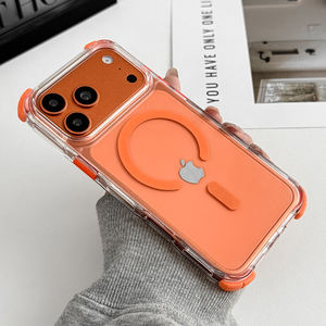 Custodia <span class=keywords><strong>Trasparente</strong></span> Antiurto con Ricarica Wireless 2 in 1 in TPU e PC per <span class=keywords><strong>iPhone</strong></span> 16/17 Pro Max - Product Image 5