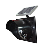 Solar gelbes Blinklicht LED-Blinklicht Gelbes langsames Wort Ampel