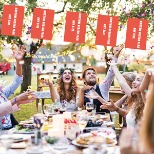 Vente en gros de drapeaux de bruant à cordes personnalisés de 5.5x8 pouces pour la décoration intérieure et extérieure (20 pièces/ensemble) - Product Image 4