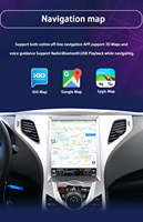 Pantalla Vertical de 9.7 Pulgadas 4+64GB para Hyundai Azera 2011 2012, Navegación GPS, Radio de Coche Android