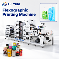Machine d'impression flexographique automatique à haute vitesse pour sacs en papier