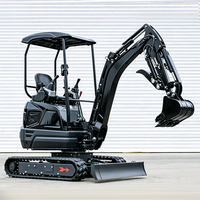 Mini-excavatrice diesel 2 tonnes, petite pelle 3 tonnes, nouvelle pelle sur chenilles, accessoires, mini-excavatrice à pince, excavatrices agricoles