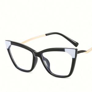 Gafas de Computadora con Protección Anti Luz Azul, Diseño Retro de Leopardo, Montura de Ojo de Gato para Mujer, Moda 2022 - Product Image 3