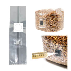 ถุงเพาะเห็ดแบบระบายอากาศได้พร้อมช่องฉีด  แผ่นกรองขนาด 0.2/0.5 ไมครอน แบบกำหนดเองได้ - Product Image 2