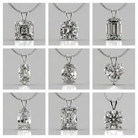 Подвеска с сертификатом IGI, выращенная в лаборатории CVD, 1-5 карат, VVS-VS, грушевидная огранка, из золота 10K/14K/18K, элитное ювелирное изделие
