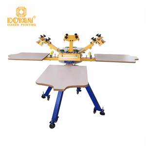 Macchina serigrafica rotativa <span class=keywords><strong>multi</strong></span> colore manuale a 8 colori a 8 stazioni octopus per la stampa di materiali piatti da Doyan - Product Image 4
