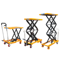 300kg 500kg Ciseaux personnalisés Petit mini chariot de table élévatrice manuelle hydraulique portable