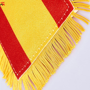 Bandera Española con Flecos para Colgar en la Ventana, Mini Bandera Española de 3x5 Pulgadas para Decoración del Espejo Retrovisor del Coche - Product Image 4
