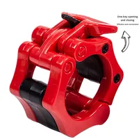 Clip de verrouillage d'écrou à dégagement rapide Snap Lock accessoires d'haltères fixes en plastique pour barre et pince de barre d'haltère
