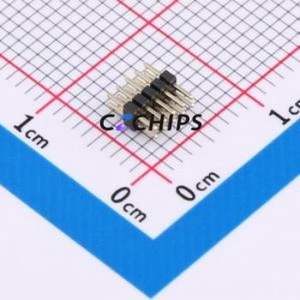 A100UP-ZS05P Pin Header Through hole Component (THT),P=1mm Connector ( Pin Structure: 2x5P )( Pitch: 1mm )( Row Spacing: 1mm ) - Product Image 2