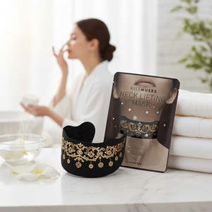 KISSMUSES Masque de voyage en coton pour le visage Forme de feuille de levage du cou de haute qualité Vente chaude Amélioration des rides Peau hydratante - Product Image 3