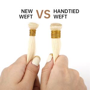 Eshinine — tissage <span class=keywords><strong>de</strong></span> Cheveux indiens naissance des cuticules, lot <span class=keywords><strong>de</strong></span> 100% mèches <span class=keywords><strong>de</strong></span> Cheveux naturels, trame, nouvelle collection - Product Image 2