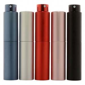 Handy Luxury 10ml <b>Perfume</b> Mist Spray <b>Bottle</b> Replaceable Metal Packaging with Screen Printing Pump Sprayer 100pcs MOQ - Product Image 5