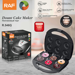 Raf Mini Donut Maker Dễ Dàng Nhanh Xách Tay Hướng Dẫn Sử Dụng <span class=keywords><strong>Waffle</strong></span> Donut Maker Máy R.546q - Product Image 2