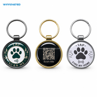 Etiqueta de Identificación para Mascotas con NFC RFID, Ecológica e Impermeable, con Código QR