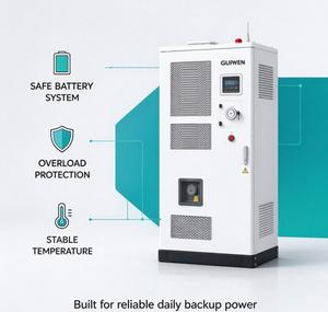 Système de stockage d'énergie à batterie monobloc avec PCS, BMS, refroidissement par air et indicateur d'alarme intégrés pour la sauvegarde photovoltaïque - Product Image 2