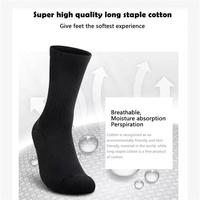 2 paires de chaussettes Hane Crew à semelle éponge, mode sport basketball, écologiques, respirantes, épaisses, printemps