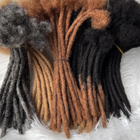 Orientdreads all'ingrosso 100% fatto a mano Afro crespo capelli umani Dreadlock Extension Loc capelli umani | Capelli Dreadlock all'uncinetto