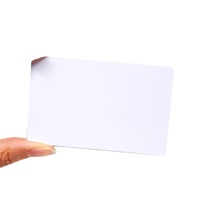 Carte à puce imprimable NFC CR80 13.56Mhz NTAG 213 Carte en PVC blanc vierge de 144 octets