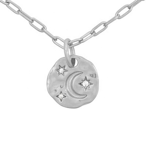 Bijoux fantaisie, collier plaqué or 14k, lune et étoile, offre spéciale, Gemnel - Product Image 6