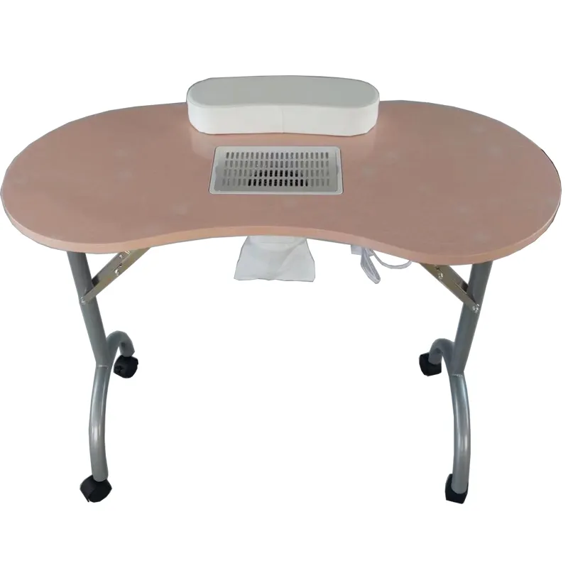 Table de manucure pliable et Portable, outil Portable et pliable, pour ongles des professionnels, station de travail, Spa, 2021