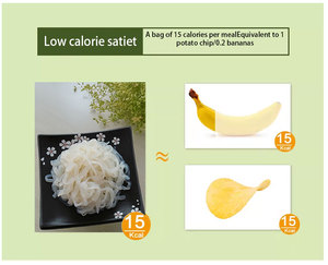 High Quality Low Fat Low Carb Low Calorie Fresh Instant Pasta Pure Shiritaki Konjac Wet Fettuccine Noodles Pasta With Konjac - Product Image 5