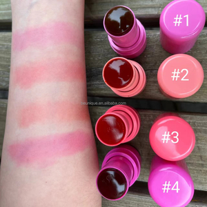 LILYWILD gelatina cara rubor tinte palo vegano maquillaje mejilla rubor Etiqueta Privada labios y mejillas tinte maquillaje gelatina rubor - Product Image 4