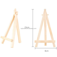 Mini chevalet de table en bois réglable avec support de peinture artisanale pour peinture à l'huile acrylique