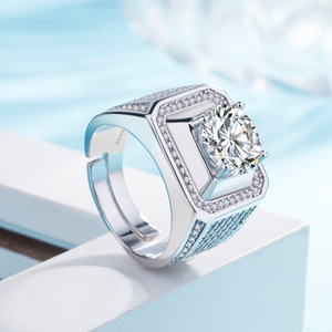 Nouvelle Arrivée 2026 – Bague de Mariage de Luxe en Cuivre et Zircon, Grande Taille, pour Homme – Bague de Mariage en Cuivre et Zircon pour Couple – Cadeaux Bijoux pour Homme - Product Image 3