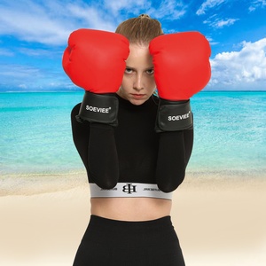 Guanti da boxe di alta qualità <span class=keywords><strong>10</strong></span> <span class=keywords><strong>oz</strong></span> 12 <span class=keywords><strong>oz</strong></span> Sandbag guanti da combattimento PU <span class=keywords><strong>guantoni</strong></span> da boxe per adulti - Product Image 3