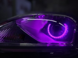Nouvelles Coques de Phares LED RGB 5D en Acrylique de 2,5 et 3 Pouces pour Amélioration des Phares de Voiture et Cache de Lentille de Projecteur - Product Image 1