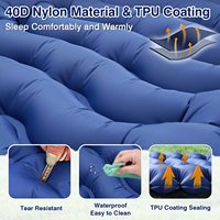 Ultraléger 40D TPU Compact Backpacking Gonflable Tapis de Couchage Air Matelas Camping Isolé Tapis de Couchage