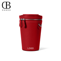 Design créatif epsom sac en forme de cylindre de vachette logo personnalisé original sacs à bandoulière mignons pour les femmes