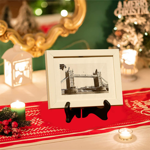 Giá Đỡ Đĩa Bằng Gỗ Giá Trưng Bày Giá Đỡ Khung Tranh Giá Đỡ Gỗ Nghệ Thuật Để Bàn Giá Để Đĩa Sách Trang Trí - Product Image 5