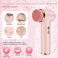 Brosse nettoyante visage vibrante à rouleau rotatif en silicone, best-seller, pour un nettoyage en profondeur, rechargeable par USB