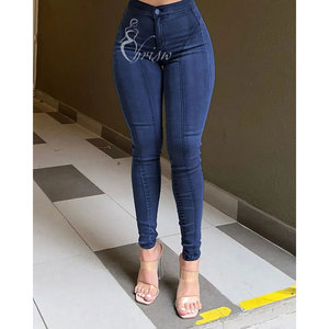 Jeans sexy pour femmes Pantalon en denim personnalisé pour maman Taille haute skinny colombien Grande taille - Product Image 3